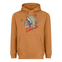 Meerkat trust the government skull native american chief native t shirt Heavyweight Hoodie - StudioElite