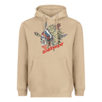 Mushroom trust the government skull native american chief native t shirt Heavyweight Hoodie - StudioElite