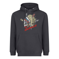 Smoke trust the government skull native american chief native t shirt Heavyweight Hoodie - StudioElite