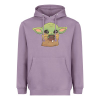 Lavender Baby yoda Heavyweight Hoodie - StudioElite