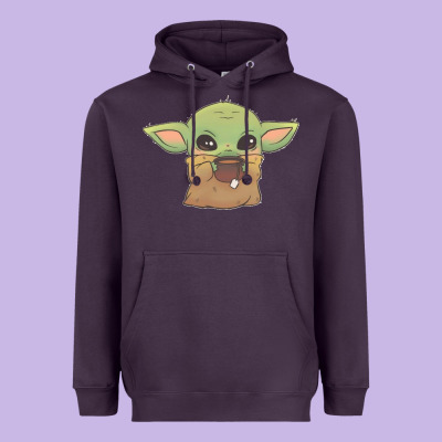 Baby Yoda Heavyweight Hoodie Designed By Studioelite