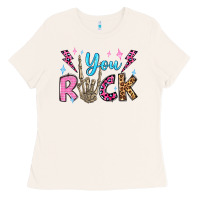 Bone you rock valentine's day olivia Ladies Tee - OliviaCreatesArt