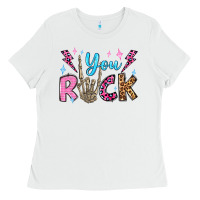 You Rock Valentine's Day Olivia Ladies Tee | Teevron