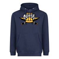 Navy Northern Kentucky Norse, Merch Heavyweight Hoodie - StudioElite