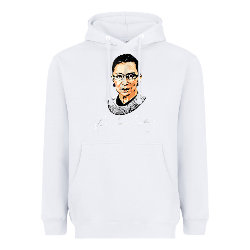 Rbg Ruth Bader Ginsburg Feminist T Shirt   Signature Art Heavyweight Hoodie by StudioElite | Teevron