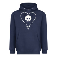 Navy alkaline trio Heavyweight Hoodie - StudioElite
