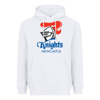 White newcastle knights Heavyweight Hoodie - StudioElite