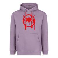 Lavender Into the Spider-Verse Heavyweight Hoodie - StudioElite