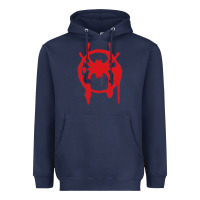 Navy Into the Spider-Verse Heavyweight Hoodie - StudioElite