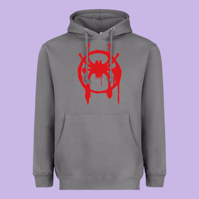 Into The Spider-verse Heavyweight Hoodie Designed By Studioelite