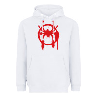 White Into the Spider-Verse Heavyweight Hoodie - StudioElite