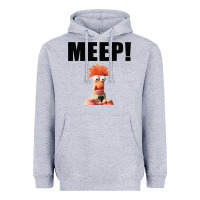 Heather Grey Beaker MEEP Heavyweight Hoodie - StudioElite