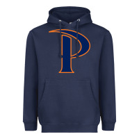 Navy pepperdine waves Heavyweight Hoodie - StudioElite