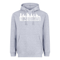 Heather Grey be someone h town houston texas skyline. t shirt Heavyweight Hoodie - StudioElite