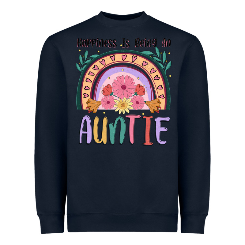 Happiness Is Being An Auntie Heavyweight Sweatshirt by JahusDesignShop | Teevron