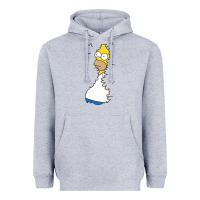 Heather Grey Homer In Hedges Classic Heavyweight Hoodie - StudioElite