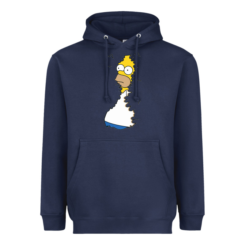 Homer In Hedges Classic Heavyweight Hoodie by StudioElite | Teevron
