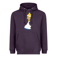Plum Homer In Hedges Classic Heavyweight Hoodie - StudioElite