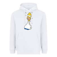 White Homer In Hedges Classic Heavyweight Hoodie - StudioElite