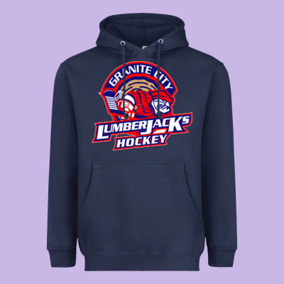 Granite City Lumberjacks Hockey Heavyweight Hoodie Designed By Studioelite