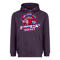Plum granite city lumberjacks hockey Heavyweight Hoodie - StudioElite