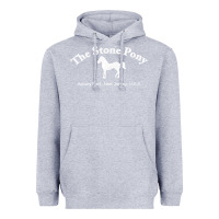Heather Grey The Stone Pony Heavyweight Hoodie - StudioElite