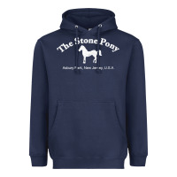 Navy The Stone Pony Heavyweight Hoodie - StudioElite