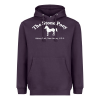 Plum The Stone Pony Heavyweight Hoodie - StudioElite
