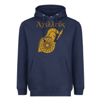 Navy achilles son of peleus Heavyweight Hoodie - StudioElite
