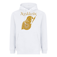 White achilles son of peleus Heavyweight Hoodie - StudioElite