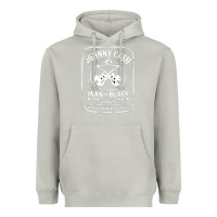 Moon Dust johnny cash man in black Heavyweight Hoodie - StudioElite