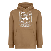 Toasted Coconut johnny cash man in black Heavyweight Hoodie - StudioElite