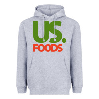 Heather Grey us foods design Heavyweight Hoodie - StudioElite