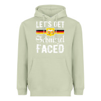 Matcha lets get schnitzel faced men women vintage oktoberfest t shirt Heavyweight Hoodie - StudioElite