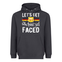 Smoke lets get schnitzel faced men women vintage oktoberfest t shirt Heavyweight Hoodie - StudioElite