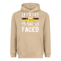 Mushroom lets get schnitzel faced men women vintage oktoberfest t shirt Heavyweight Hoodie - StudioElite
