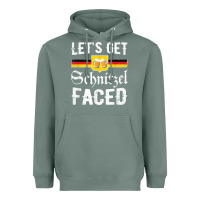 Sage lets get schnitzel faced men women vintage oktoberfest t shirt Heavyweight Hoodie - StudioElite