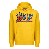 Lemon peace love freedom Premium Hoodie - RacoonDesign