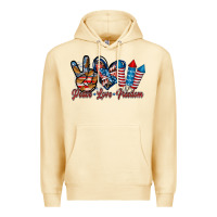 Pina Colada peace love freedom Premium Hoodie - RacoonDesign