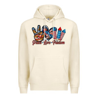 Tofu peace love freedom Premium Hoodie - RacoonDesign