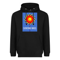 Black The Essential Design-(Catherine-Wheel) Heavyweight Hoodie - StudioElite