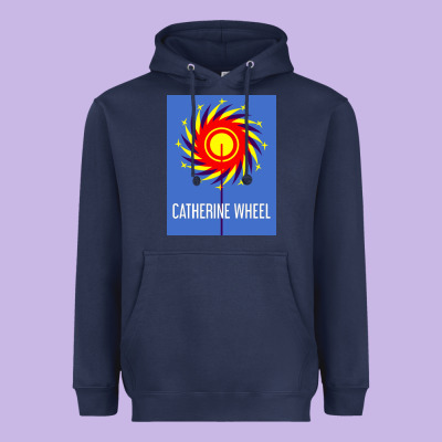 The Essential Design-(catherine-wheel) Heavyweight Hoodie Designed By Studioelite