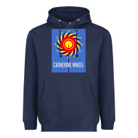 Navy The Essential Design-(Catherine-Wheel) Heavyweight Hoodie - StudioElite