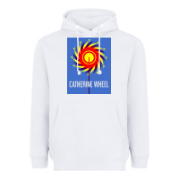White The Essential Design-(Catherine-Wheel) Heavyweight Hoodie - StudioElite