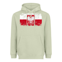 Matcha poland polska flag vintage  men women kids  poland t shirt Heavyweight Hoodie - StudioElite