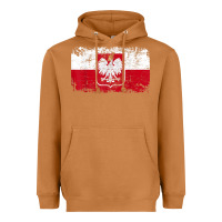 Meerkat poland polska flag vintage  men women kids  poland t shirt Heavyweight Hoodie - StudioElite