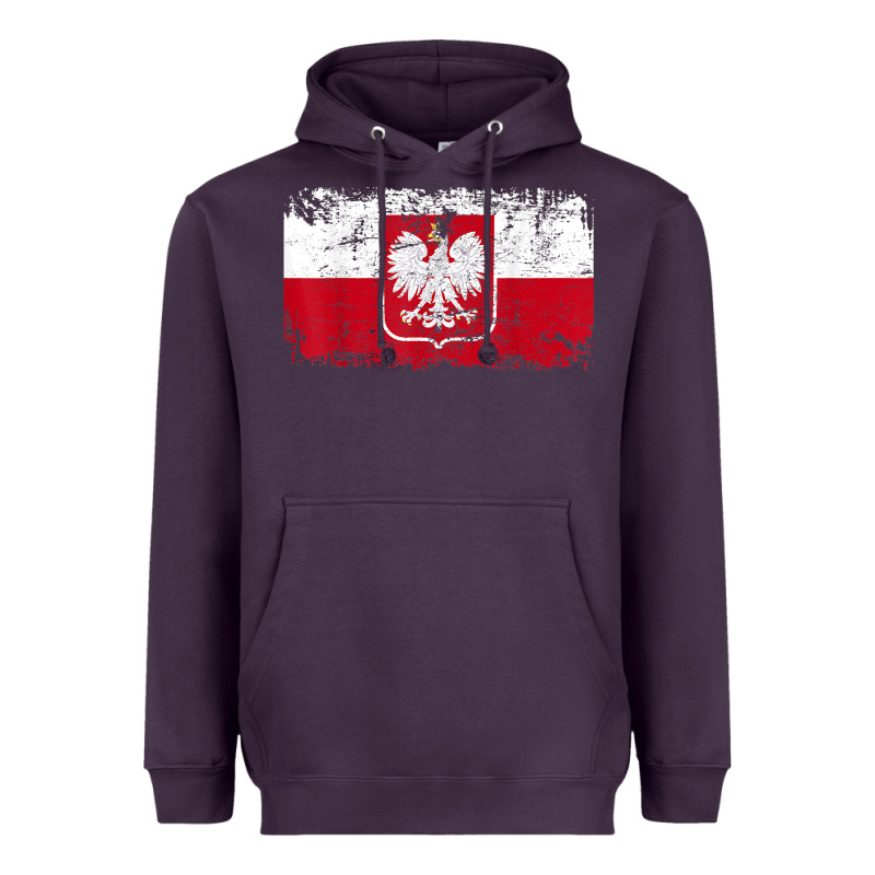 Poland Polska Flag Vintage  Men Women Kids  Poland T Shirt Heavyweight Hoodie by StudioElite | Teevron