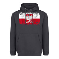 Smoke poland polska flag vintage  men women kids  poland t shirt Heavyweight Hoodie - StudioElite