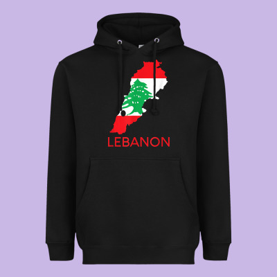 Lebanon Flag Cedar Tree Beirut Lebanese Arabic Arab Islam Heavyweight Hoodie Designed By Studioelite