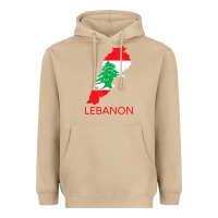 Mushroom Lebanon Flag Cedar Tree Beirut Lebanese Arabic Arab Islam Heavyweight Hoodie - StudioElite